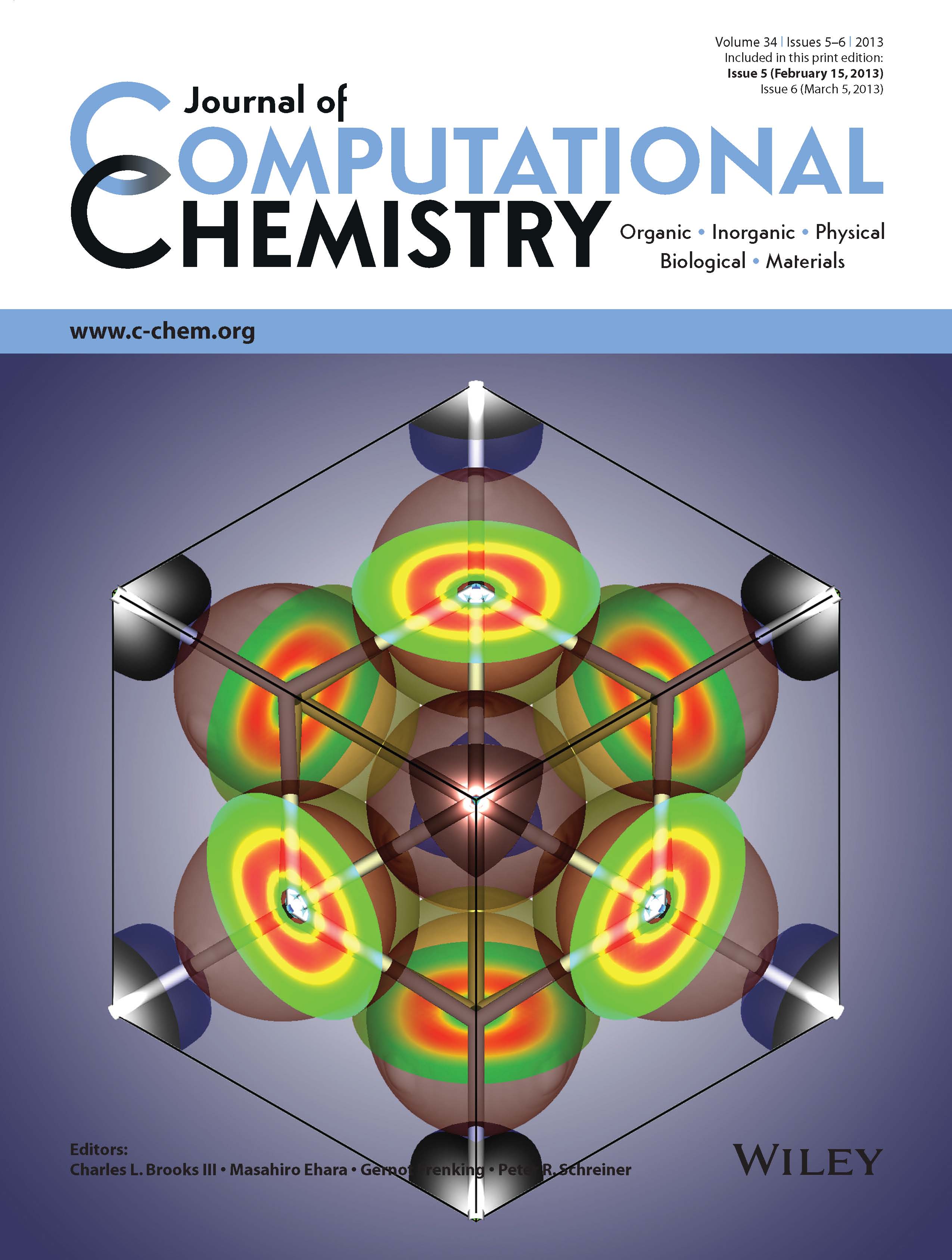 Cover of Journal of Computational Chemistry: Volume 34, Issue 5, feb. 15, 2013
